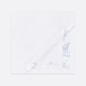 迪奥/Dior 婴儿毯 白色棉质混纺天蓝色茹伊印花 9HBG54BLA1_Y504_TU