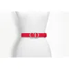 迪奥/Dior  dior signature 玫红色小公牛皮和红色小牛皮皮带 B0031PTVA M929