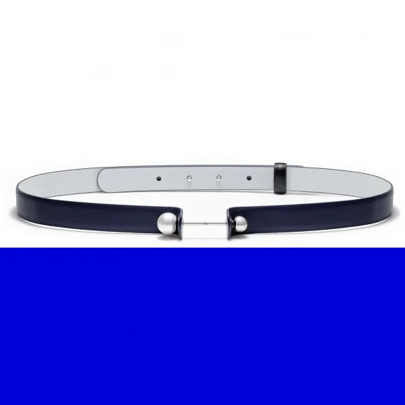 迪奥/Dior  dior pearl 蓝宝石色小牛皮皮带 B0072PVPU M550