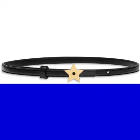 迪奥/Dior Star黑色小牛皮皮带 B0388CVQV M900