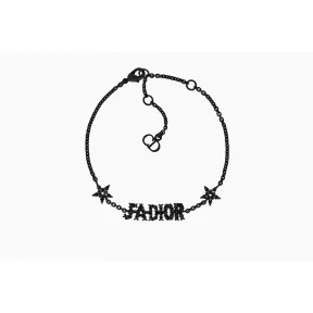 迪奥/Dior J'adior黑色金属手链 B0899ADRCY D503
