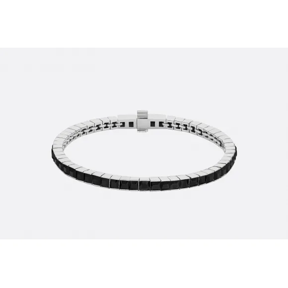 迪奥/Dior 黑色水晶线环手链  B1012HOMMT D004