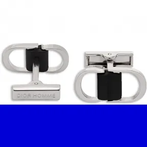 迪奥/Dior 皮带扣环造型银袖扣 C0114HOMST D992