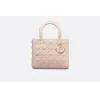 迪奥/Dior Lady Dior小羊皮手提包  CAL44550 M413