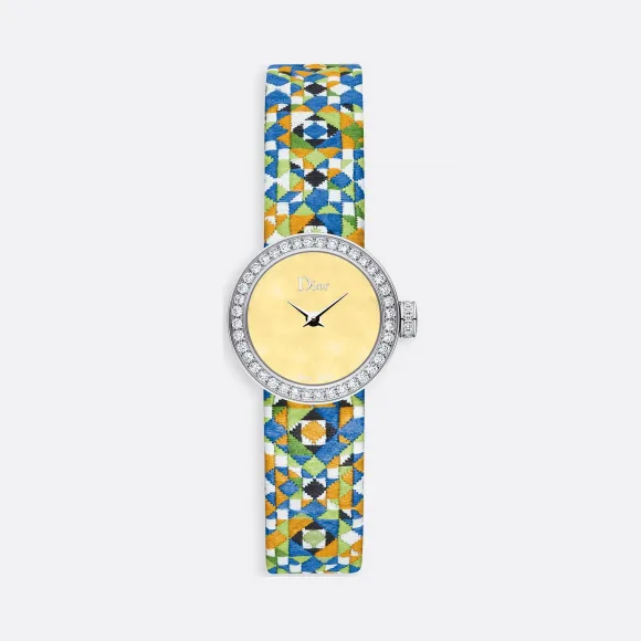 迪奥/Dior La Mini D de Dior Mosaïque腕表 直径19毫米 石英机芯 CD040110A025-0000