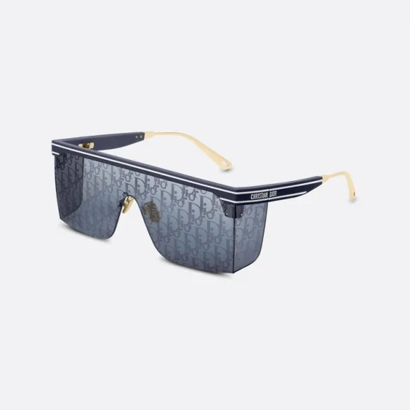 迪奥/Dior DiorClub M1U 太阳眼镜 蓝色 Dior Oblique 镜片眼罩式镜框 CLUBM1UXT_31B8_T0