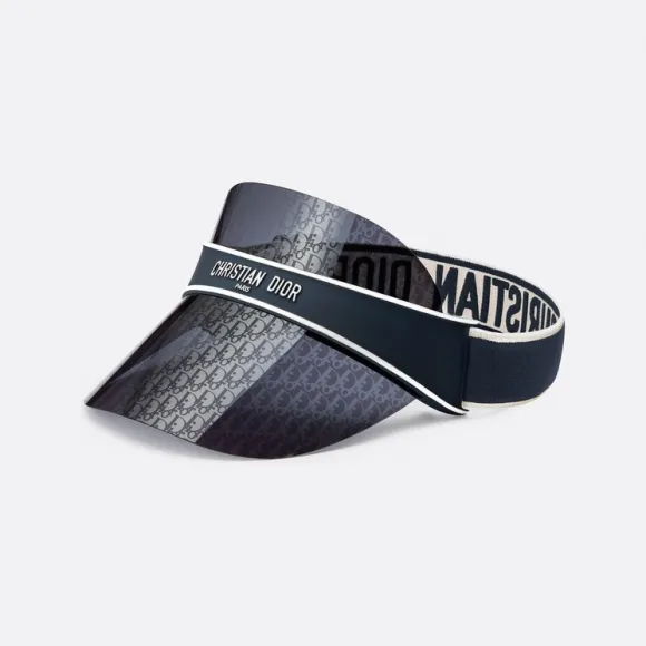 迪奥/Dior DiorClub V1U 遮阳帽 蓝色 Dior Oblique 遮阳帽面 CLUBV1UXT_31B8_T0