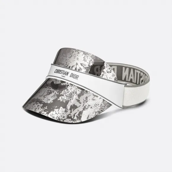 迪奥/Dior DiorClub V1U 遮阳帽 灰色茹伊印花遮阳帽面 CLUBV1UXT_96A8_T0