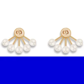 迪奥/Dior  la petite tribale 镀金金属耳环 E0671TRERS D301