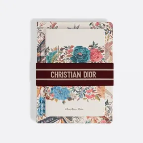 迪奥/Dior 笔记本两件套 多色 Jardin d'Hiver Large Morning Bird 图案 HYA02NJH0L_C970_TU