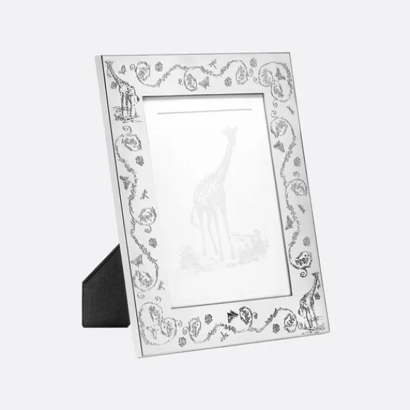 迪奥/Dior 大号相框 银色饰面金属，Kids 茹伊印花花纹镌刻 HYB01CEG1U_C090_TU