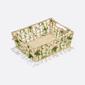 迪奥/Dior Lily Sauvage 方形编织篮 HYC07PRE0U-C970