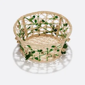 迪奥/Dior Lily Sauvage 圆形编织篮 HYC07PRO0U-C970