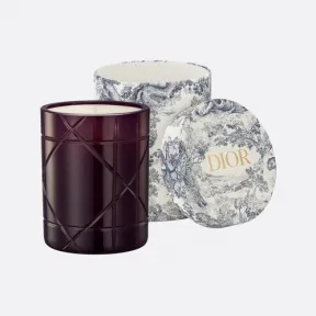 迪奥/Dior Rose de Granville 香氛蜡烛 紫色藤格纹 HYF01BCA0U_C440_TU