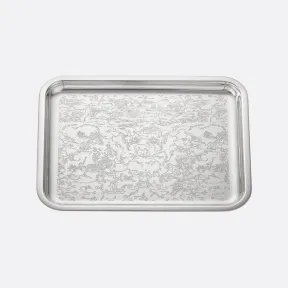 迪奥/Dior 浅盘 银色饰面金属，Kids 茹伊印花花纹镌刻 HYG01PBG0U_C090_TU