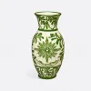 迪奥/Dior 花瓶 二零二三早春系列绿色 Wind Rose 图案 HYH01VVC0U_C600_TU