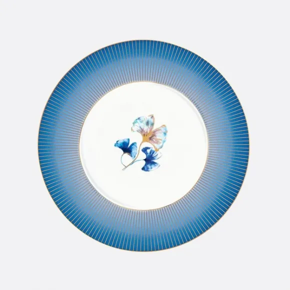 迪奥/Dior 装饰盘 蓝色瓷质银杏图案 HYJ01GAS1U_C500_TU