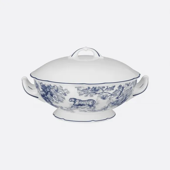 迪奥/Dior 汤碗 蓝色茹伊印花 HYJ03TDS0U_C510_TU