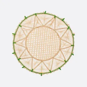 迪奥/Dior 餐垫 新款铃兰系列绿色细节 HYO03ALV0U_C700_TU