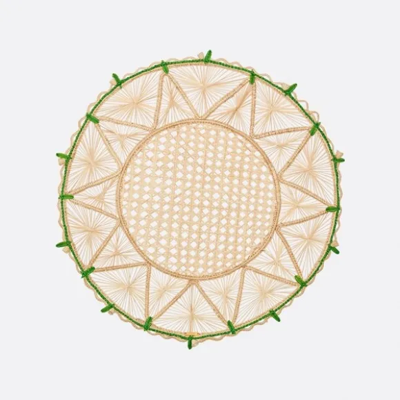 迪奥/Dior 餐垫 新款铃兰系列绿色细节 HYO03ALV0U_C700_TU