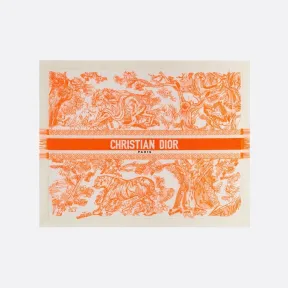 迪奥/Dior Dioriviera 2022 餐垫 荧光橙色茹伊印花 HYO03RSB0U_C240_TU