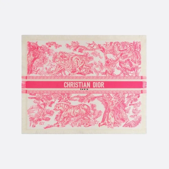 迪奥/Dior Dioriviera 2022 餐垫 牡丹粉色茹伊印花 HYO03RSB0U_C400_TU