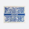 迪奥/Dior Dioriviera 2022 餐垫 荧光蓝色茹伊印花 HYO03RSB0U_C500_TU