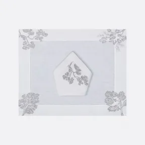 迪奥/Dior 餐垫和餐巾套装 灰色茹伊印花 HYO03SJO0L_C800_TU