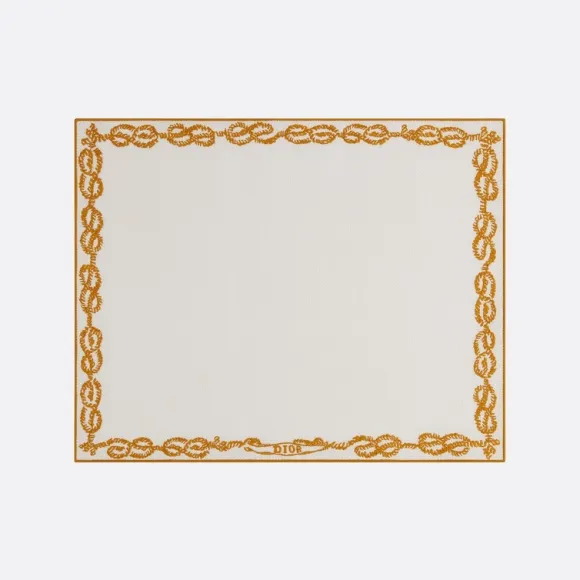 迪奥/Dior 餐垫 二零二三早春系列黄色 Ropes 图案 HYO04CPM0U_C200_TU