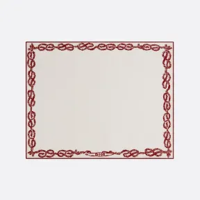 迪奥/Dior 餐垫 二零二三早春系列红色 Ropes 图案 HYO04CPM0U_C300_TU