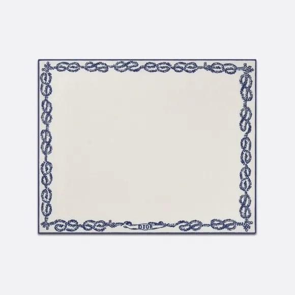 迪奥/Dior 餐垫 二零二三早春系列蓝色 Ropes 图案 HYO04CPM0U_C500_TU