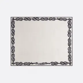 迪奥/Dior 餐垫 二零二三早春系列黑色 Ropes 图案 HYO04CPM0U_C900_TU