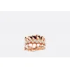 迪奥/Dior Archi Dior bar en corolle 750/1000玫瑰金镶钻戒指  JBAR94001 0000