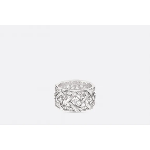 迪奥/Dior My Dior 750/1000白金镶钻戒指 JMDI94001 0000