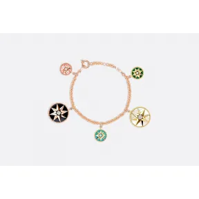 迪奥/Dior Rose des vents 750/1000玫瑰金和黄金手镯 JRDV95060 0000