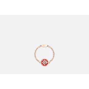 迪奥/Dior Rose des vents 750/1000玫瑰金戒指 JRDV95089 0000