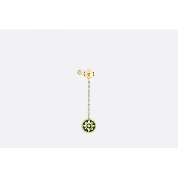 迪奥/Dior Rose des vents 750/1000黄金耳环 JRDV95101 0000