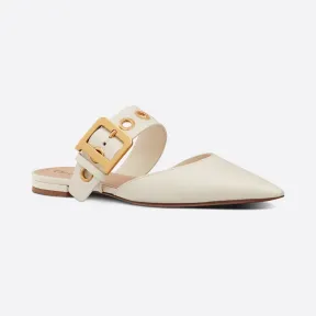 迪奥/Dior 淡褐色牛皮革 D-Dior 芭蕾穆勒鞋系列 KCB607VEA-S03W