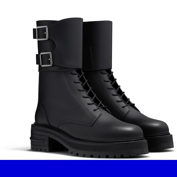 迪奥/Dior 黑色小牛皮靴子 KCI398VEA S900