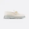 迪奥/Dior Dior Code 乐福鞋 白色磨砂牛皮革 KDB720ACA_S03W_T34