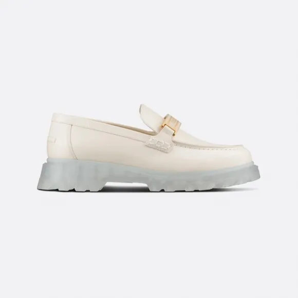 迪奥/Dior Dior Code 乐福鞋 白色磨砂牛皮革 KDB720ACA_S03W_T34