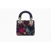 迪奥/Dior  Lady Dior 亮片牛仔布Nano手提包 M0514PJSV M928