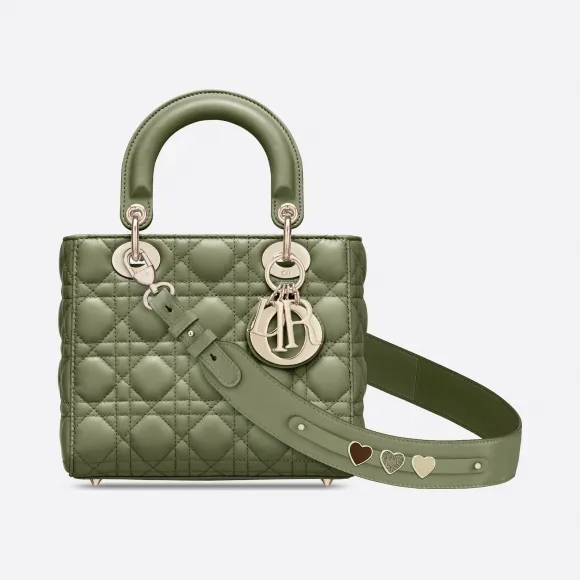 迪奥/Dior 灰绿色羊皮革 My ABCDior Lady Dior 手袋 M0538OCAL-M52H