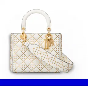 迪奥/Dior Lady dior原色小牛皮柔软手提包 M0579CVKO M030