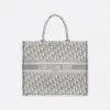 迪奥/Dior 灰色 Dior Oblique 图案刺绣 Dior Book Tote 托特包 M1286ZRIW-M932