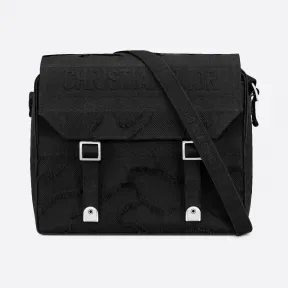 迪奥/Dior 黑色刺绣迷彩 Diorcamp 信使包 M1291VWAH-M989