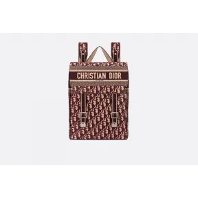 迪奥/Dior 刺绣帆布背包  M1293VRIW M974