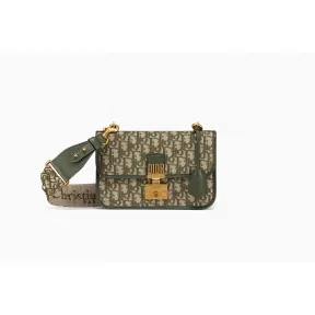 迪奥/Dior Dioraddict绿色帆布手提包 M5818CTZO M042