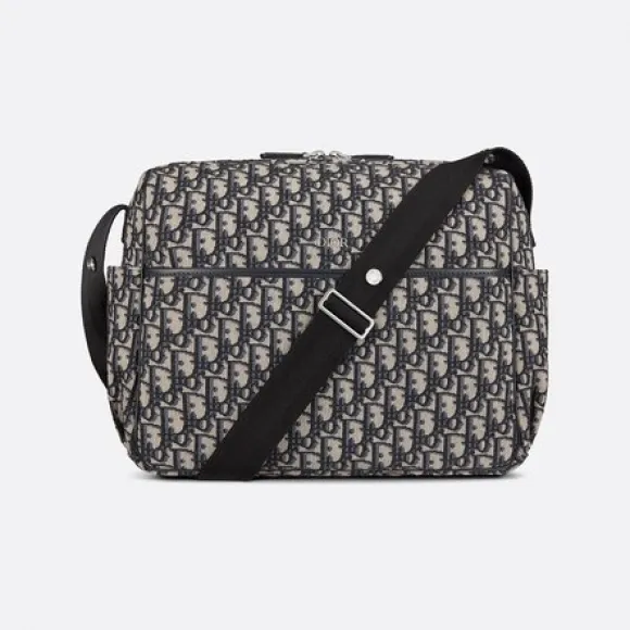 迪奥/Dior 母婴换洗包 蓝色 Oblique 印花帆布 M9993PTZQ_M928_TU