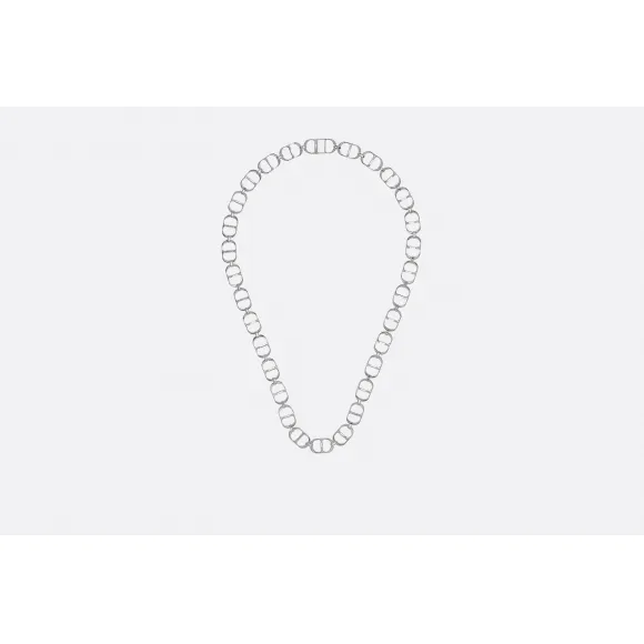 迪奥/Dior  CD ICON 银链环项链  N1007HOMST D990